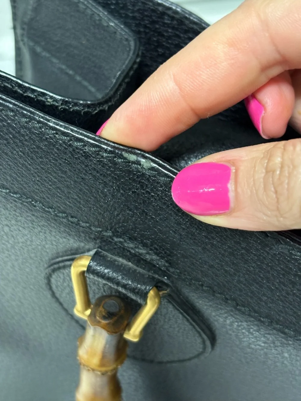Gucci Vintage Diana Tote with Bamboo Handle - Picture 10 of 10